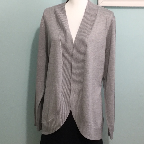 Verve Ami Sweaters - Verve ami - Gray Open Front Cardigan